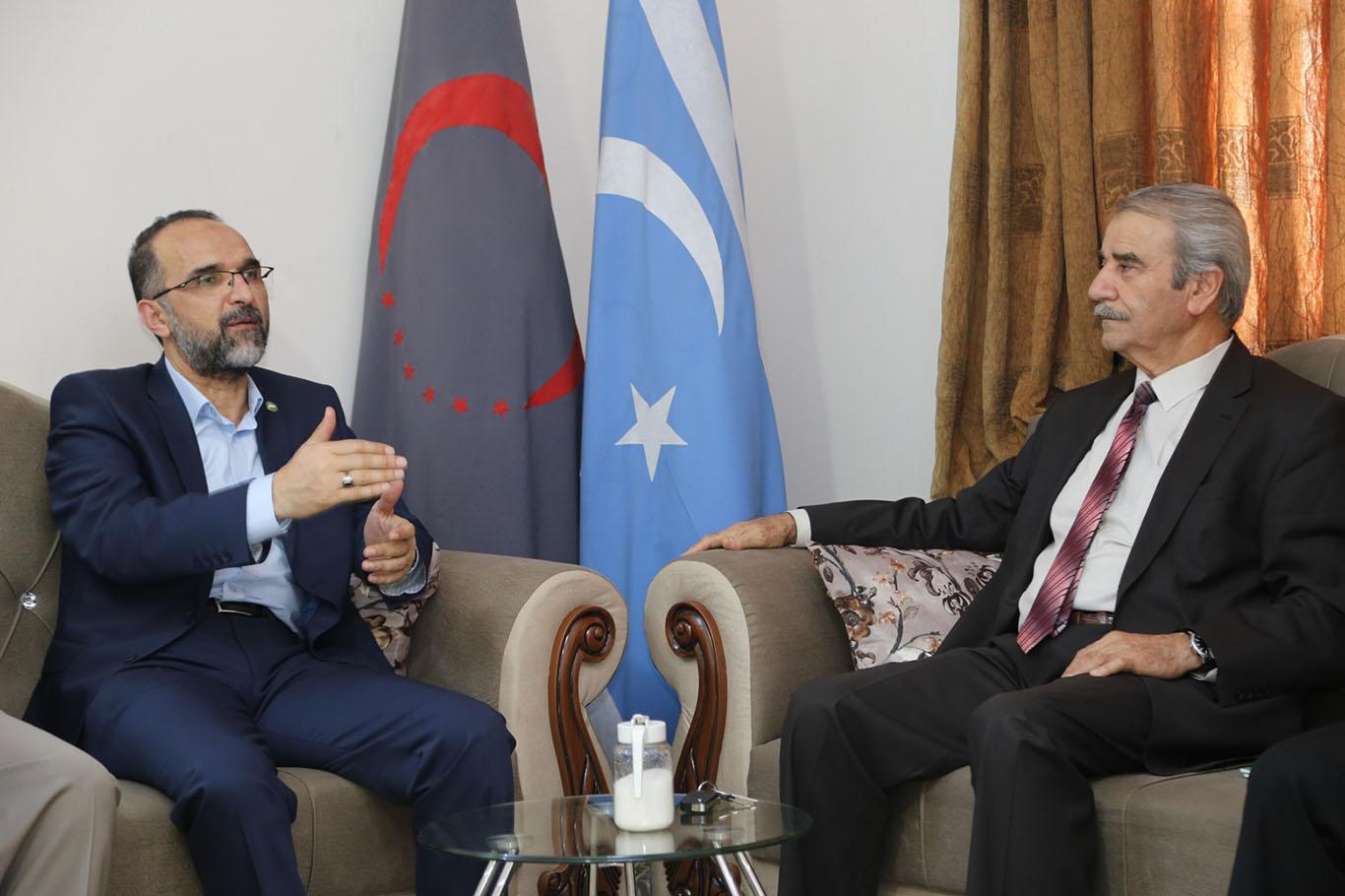 ​HÜDA PAR Genel Başkanı Sağlam Türkmenlerle bir araya geldi